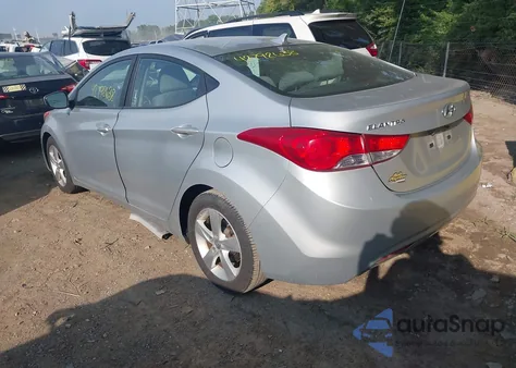 2013 Hyundai Elantra Gls from USA, damaged, VIN 5NPDH4AE3DH322331